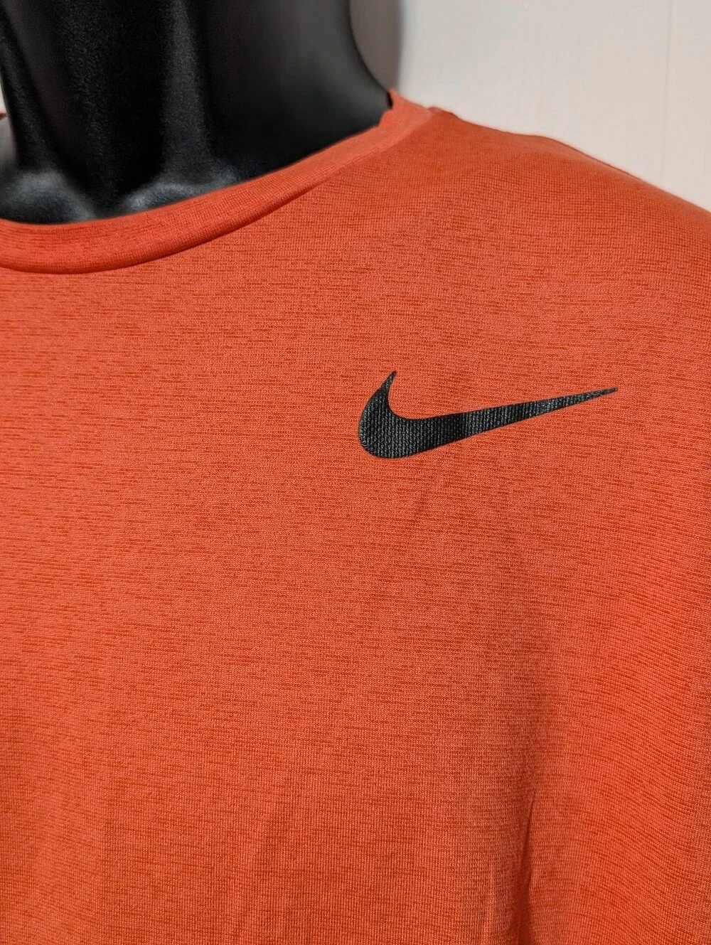 Men's Nike Dri-Fit XL Orange Heathered Short Sleeve Athletic T-Shirt